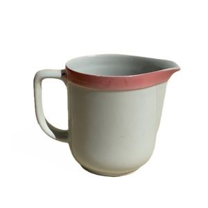 Vintage Arabia of Finland Ribbons Pink Pitcher